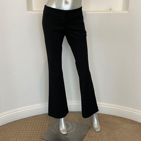 Talula Babaton Flared Hem Pants Black Size 2 - Picture 1 of 10